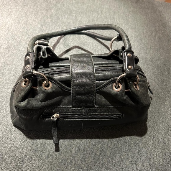 Derek Alexander - Black Leather Handbag - Picture 3 of 7